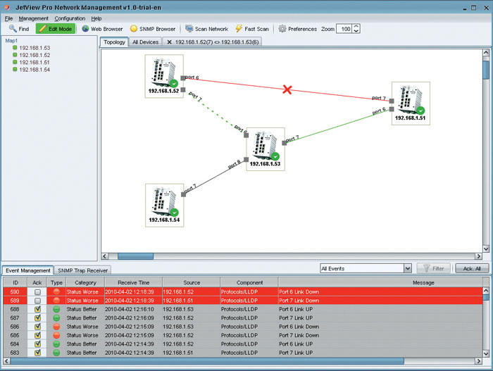 Astraada Net - automatyczne wykrywanie i wizualizacja topologii sieci